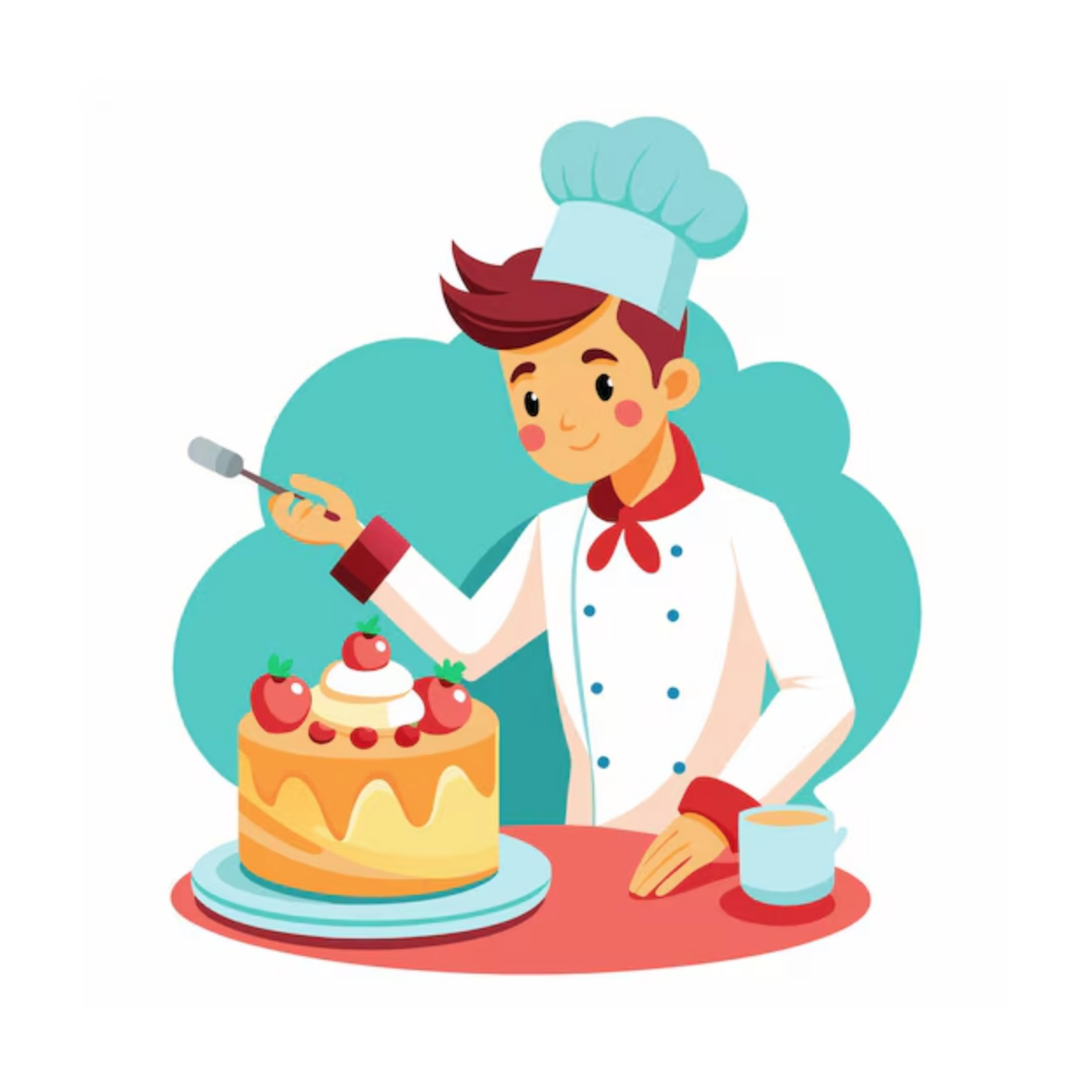An image of a cake